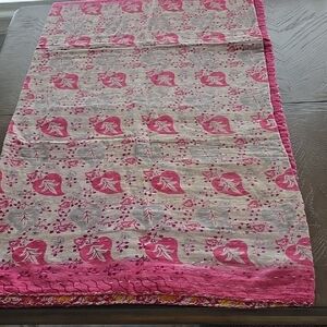 Beautiful Kantha Quilt, Twin Size